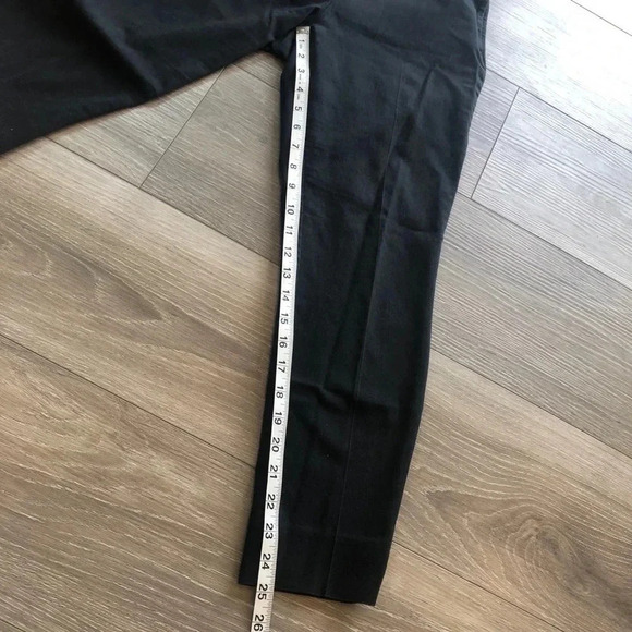 H&M Black Skinny Jeans Dress Pants Ankle Crop Womens Size 8 - Picture 4 of 11